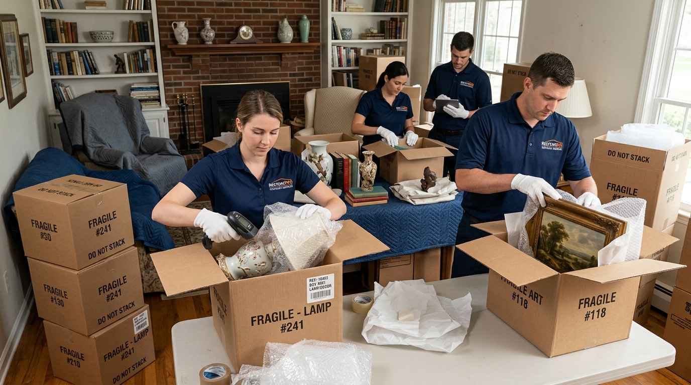 Content Cleaning & Pack-Out