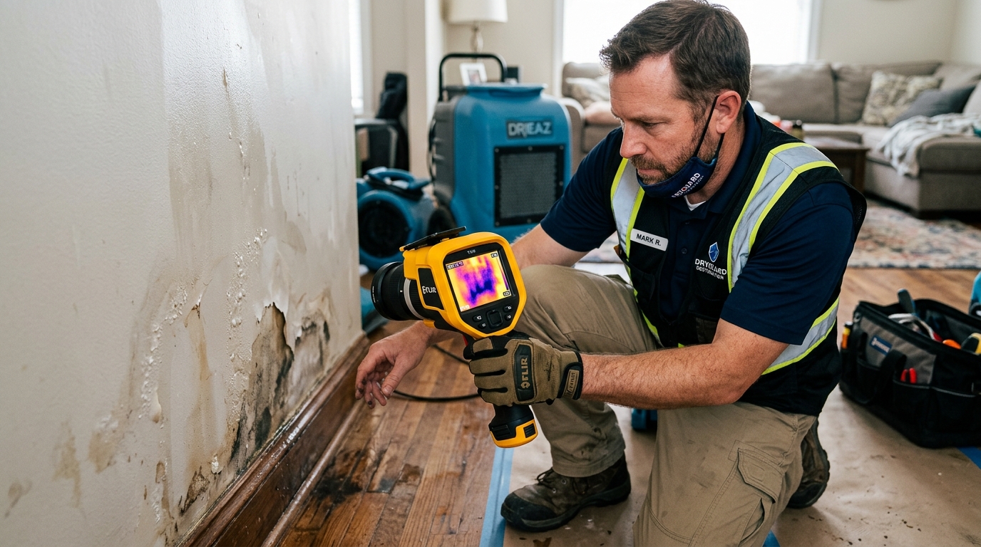 Structural Drying & Dehumidification equipment and process in Texas
